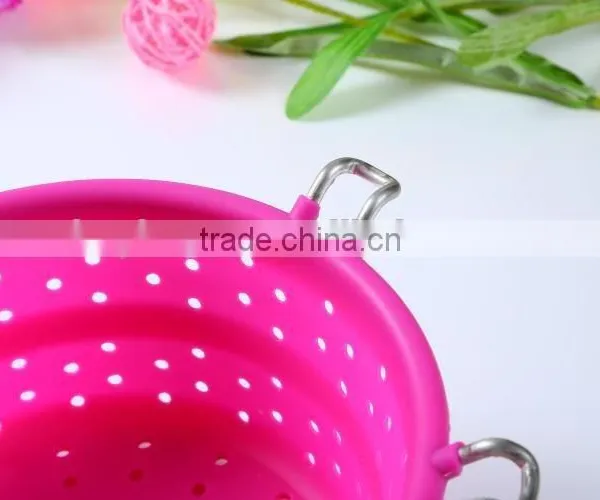 Silicone Food Strainer Food Steamer Combo Colander ,The Magic Strainer photo-4