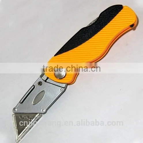 2017 Plastic With Rubber Grip Handle Olfa Knife 3 PCS Auto Loading Blade Utility Knife photo-2