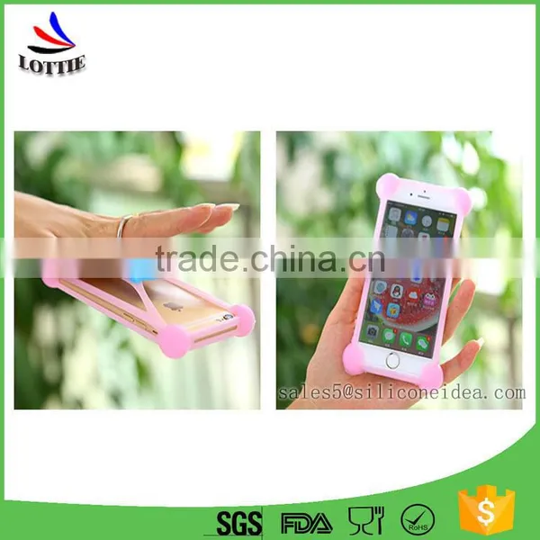 New Design Fashion Shockproof Elastic Universal Silicone Phone Holder 3D Cartoon Soft Silicone Phone Case photo-5