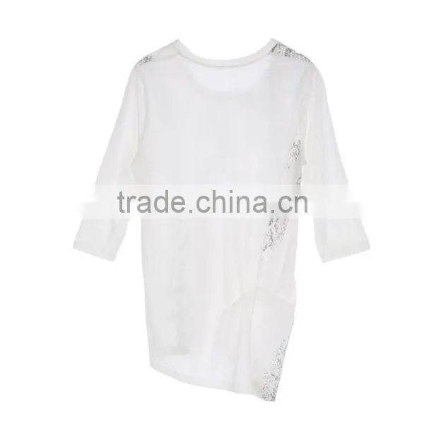 New Arrival Fashion National Pullover Rounded Neck Fashion Blouses 2016 photo-2