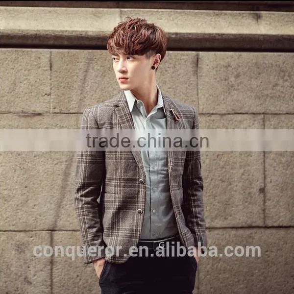 Grid Window Pane Man Suit.BSPL0645 photo-2
