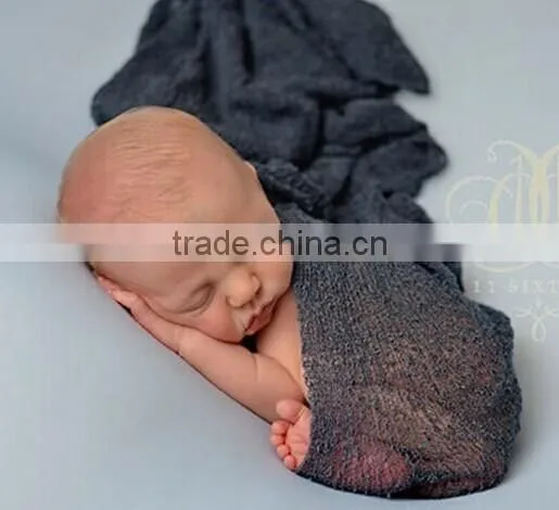 High Quality Cotton Wrapped Yarn Blanket Newborn Baby Photography Props photo-4