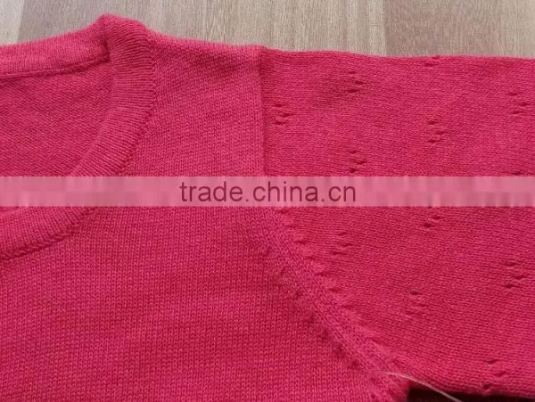 Wholesale Latest Cotton Knitting Children Kid Lace Cardigan Sweater for Girl(KS0432) photo-2