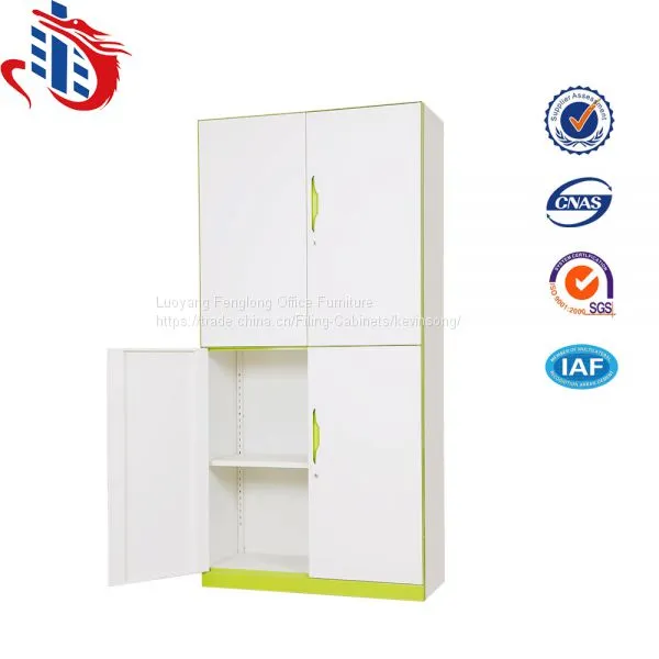 High Quality 4 Door Display Cupboard Lockable Metal File Cabinet photo-3