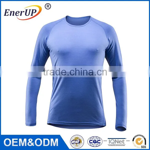 2017 High Quality Mens Long Sleeved Breathable Sport Wear T Shirt photo-2