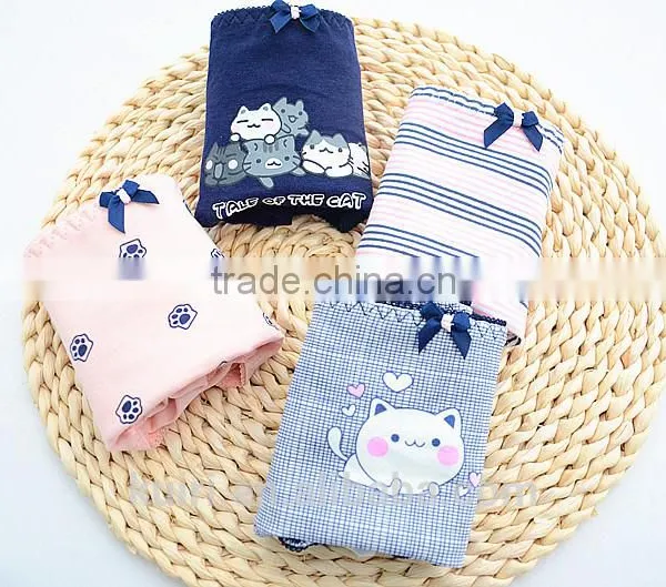 Women Cotton Panties Print Cats Underwear Sexy Underpants Cute photo-5