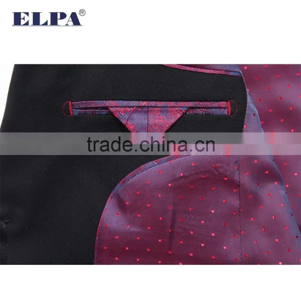 ELPA Formal Suits for Boys Plus Size Black School Uniform OEM photo-3