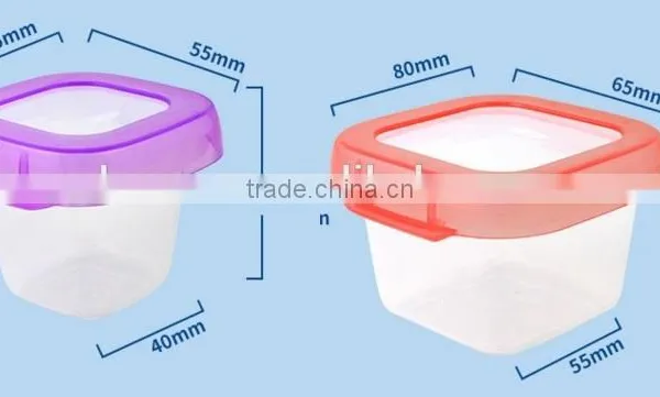 Baby Food Storage Container With Freezer Tray Baby Food Supplement Portable Storage Box photo-3