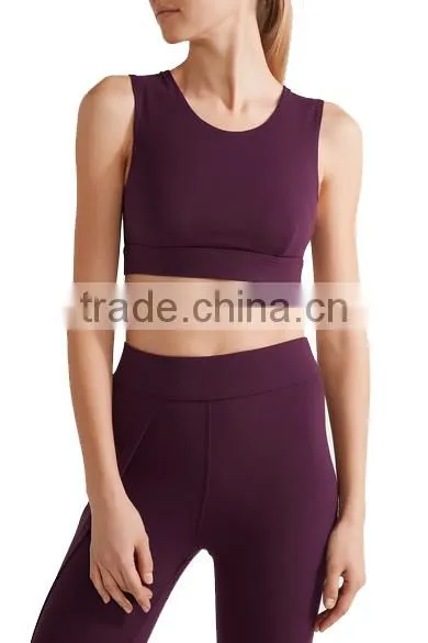 Wholesale Women Sports Bra Yoga Seamless Running Wear Athletic Training/jogging Suit photo-2