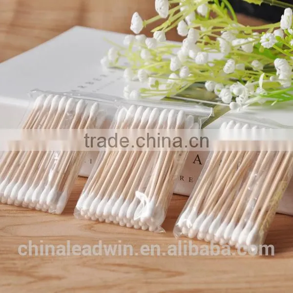 Cheap Price Disposable Ear Cleaning Wooden Stick Cotton Buds