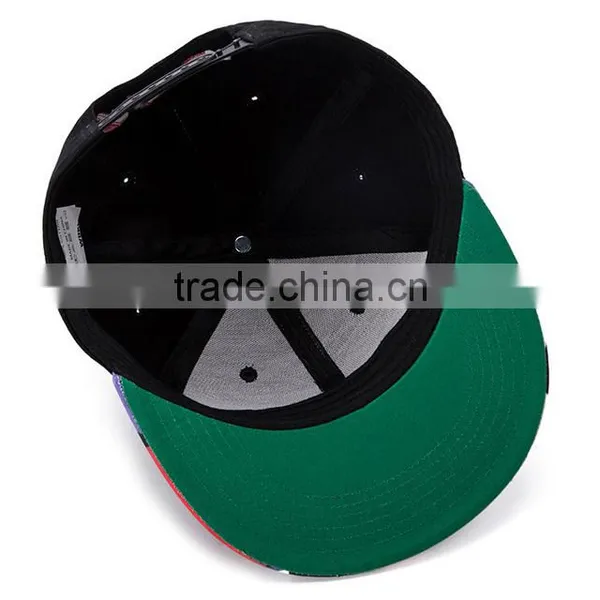 Custom Wholesale 3D Embroidery Patch Pattern Customize Hip Hop Snapback Caps and Hats photo-4