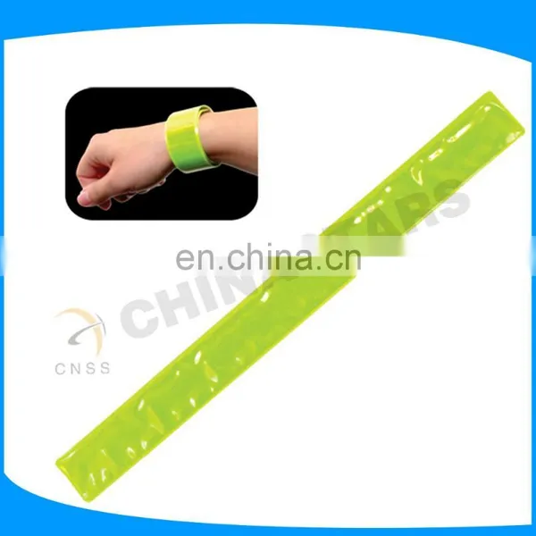 Various Colors Reflective Slap Wrap Cheap PVC Reflective Armband photo-2