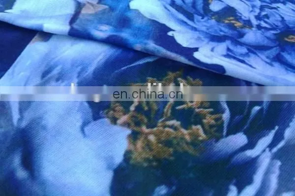 Shaoxing Winfar Textile Knitting DTY Polyester Digital Printed Scuba Jersey Fabric photo-2