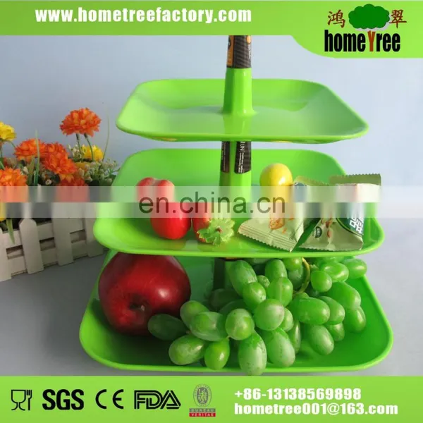 Square Plastic Candy Plate photo-2