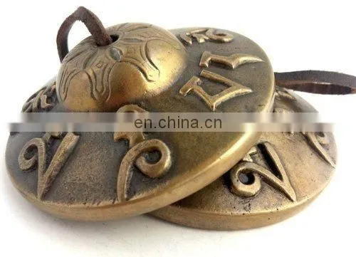 Tibetan-Om-Mani-Tingsha-or-Metal-Cymbals-Musical-Instrument Tibetan-tingsha-cymbals-Om-Mani-Padme-Hum Brass Bells Bell photo-2