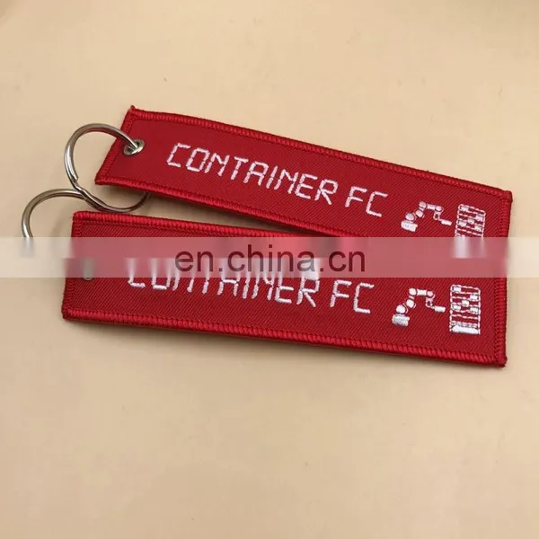 Newest Cheap Embroidery Woven Keychain Manufacturers in China photo-5