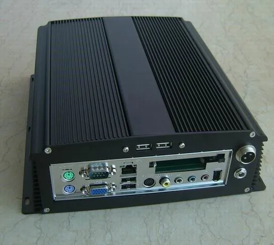 Mini-itx HTPC Case Computer Gaming Car PC Black Mini ITX Aluminum Chassis Cases With WallMount Bracket ,with Dual Usb po photo-2