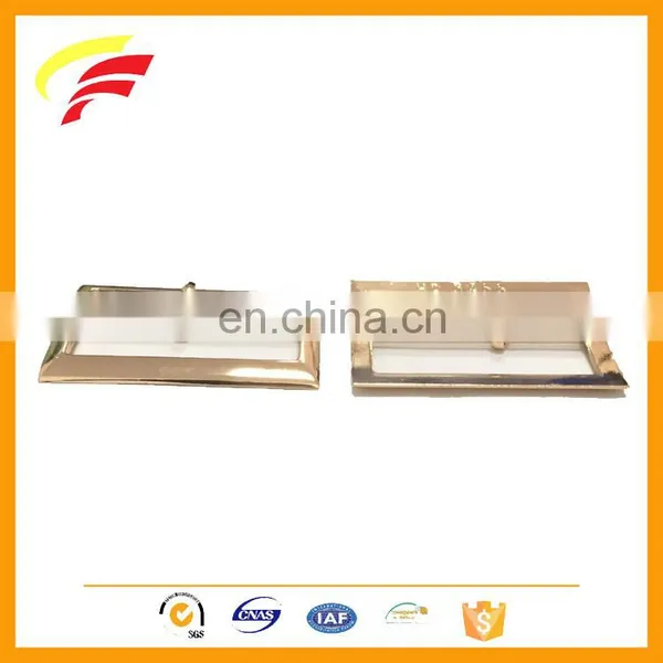 Zinc Alloy Square H Shape Metal Tri-glide Adjustable Pin Buckle for Bag Belt and Coat photo-4