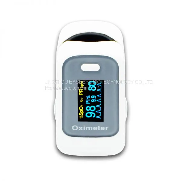 Four Colors Heart Rate Finger Pulse Oximeter SpO2 Ce Blood Oxygen Sleeping Monitor photo-4