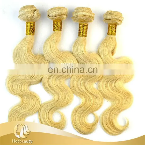 Hot Sale Natural Blonde Curly Hair Extensions, Human Hair Body Wave. photo-2