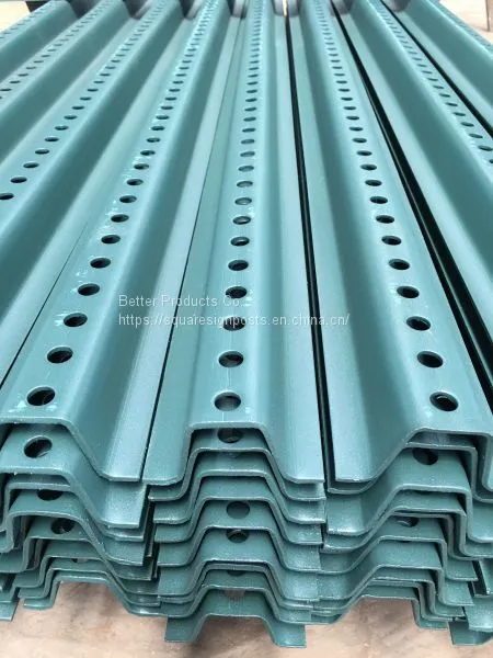 Green Painted u Shape Post photo-4