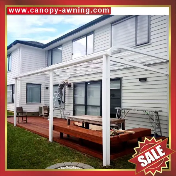 pc Polycarbonate Aluminum Aluminium Metal pc Outdoor Porch Gazebo Patio Canopy Canopies Cover Awning Shelter for Sale photo-2