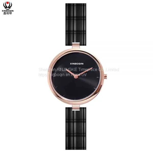 XINBOQIN Supplier Custom LOGO Tide Brand Waterproof Japan Movement Quartz Acetate Women's Watch photo-4