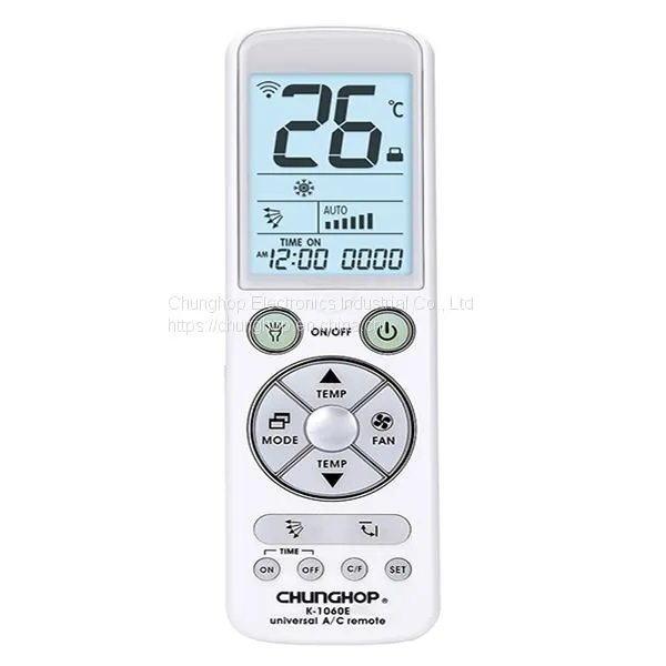 K-1060E Large LCD Display Universal AC Remote LED Control LED Backlight Air Con Controller