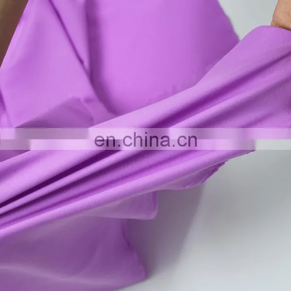 High Elastic Weft Elastic 50D Pongee Fabric Spring Soft and Bright Elastic Garment Home Textile Customizable Width photo-3