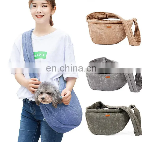2020 New Shoulder Messenger Bag Cat And Dog Travel Bag Retro Korean Style Pet Out Bag Backpack photo-5