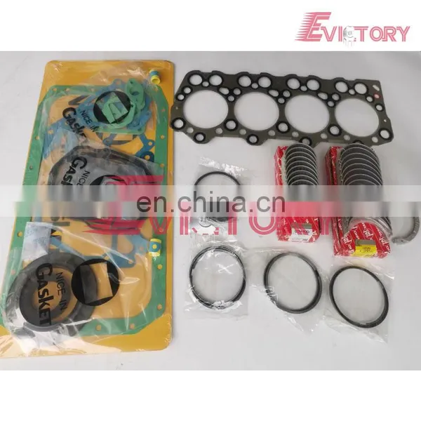 For MITSUBISHI 4D30 Full Complete Gasket Kit With Cylinder Head Gasket photo-2