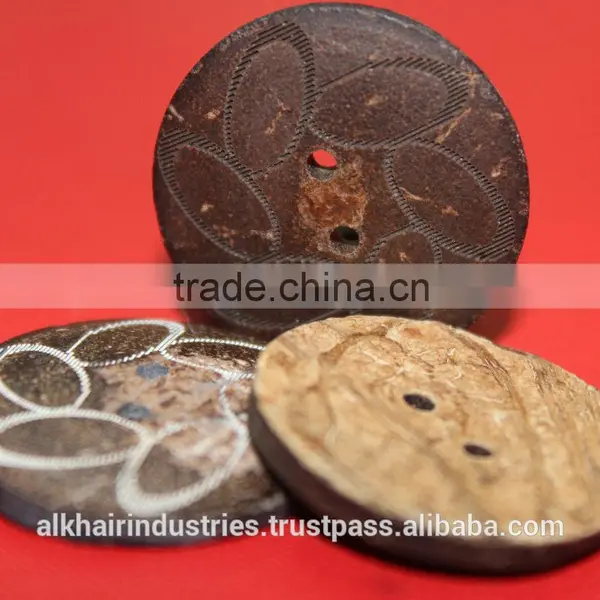 Real Coconut Shell Button photo-3