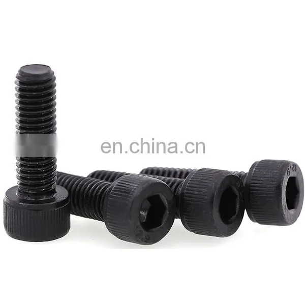 Alloy Steel Black M12 Hexagon Socket Head Bolt Cylinder Bolt Din912 Grade8.8 10.9 12.9 photo-3