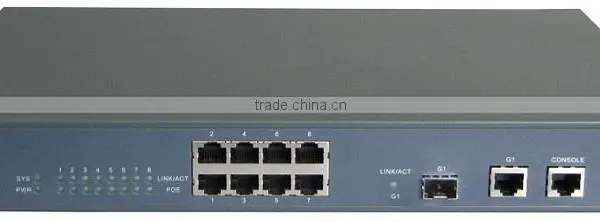 Hot Selling 80Km Fast Ethernet 8ports POE Switch photo-2