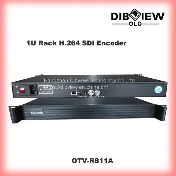 1U Rack H.264 SDI Видеопотоковый SRT HTTP RTMPs Facebook Live IPTV HD Энкодер