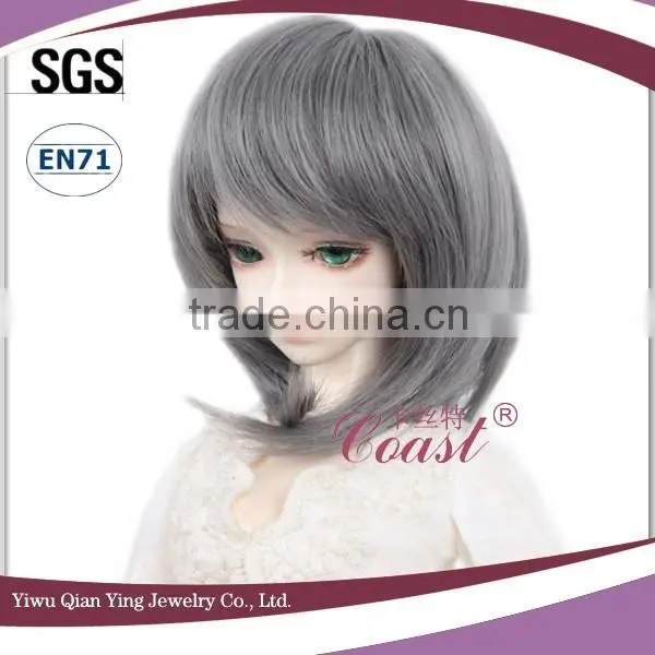 Short Grey New Custom Cheap Doll Bjd Hair Wig photo-2