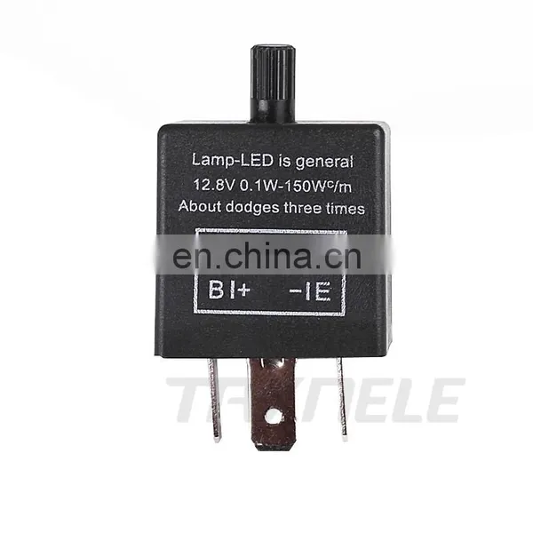 DC 12V Moto LED Turn Signal Flasher Relay Three Gear Frequency Motorcycle Adjustable Speed Flash Relay Accessaries CF13 photo-4