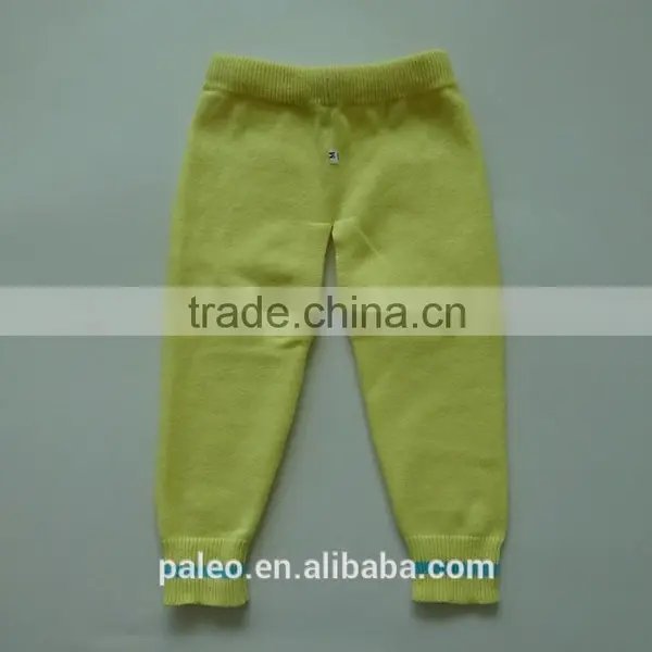 Hot Sale 100% Cotton Knitting Infant Sweater Long Trousers for Spring photo-4