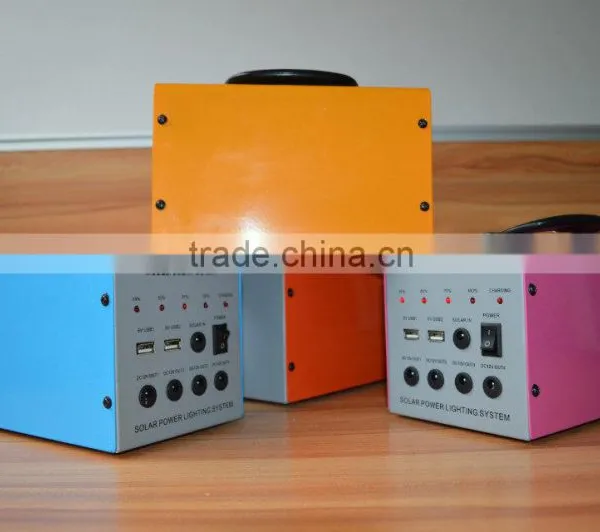 Integrated Type Energy Saving 500w Portable Mini Solar Light Kits LCD Display and DC/AC Output photo-3