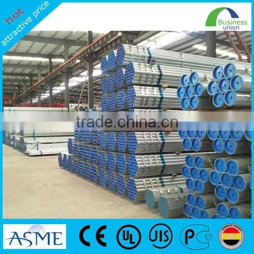 Pre Galvanized Steel Pipes Tubes/pre Galvanized Welded Pipe photo-5