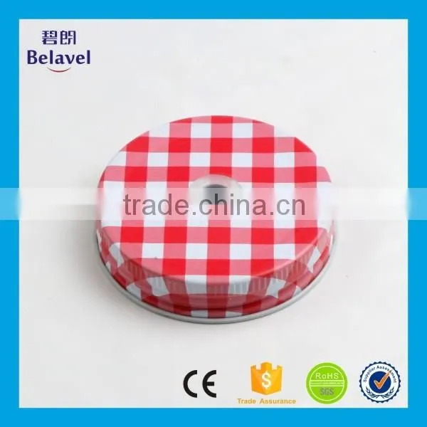 High Quality Food Standard Screw Cap for Mason Jar Colorful Custom Metal Jar Lid photo-3