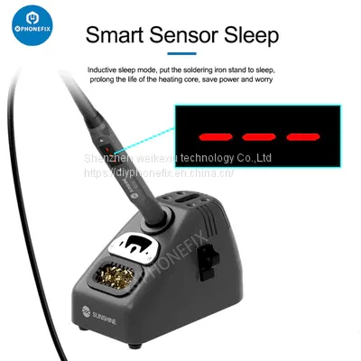SS-S210 110W Portable LED Smart Soldering Iron With C210 Series Tips photo-3