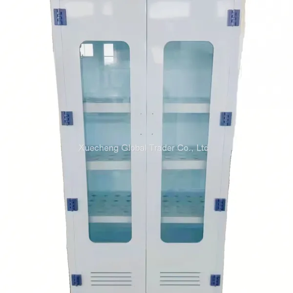 PP Lab Glassware Storage Cabinet 900X450X1800mm Polypropylene Utensil Cupboard photo-3