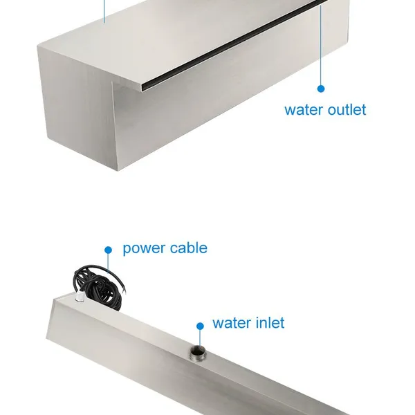 Pikes Water Descent Modern Home Gardening Supplies Garden Decoration Stainless Steel Water Descent For Sale photo-2