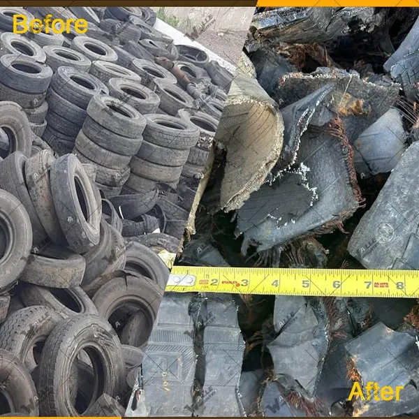 Walle Industry Waste Car Tyre Shredder Truck Tyre Waste Recycling Machine Tyre Recycling Equipment photo-5