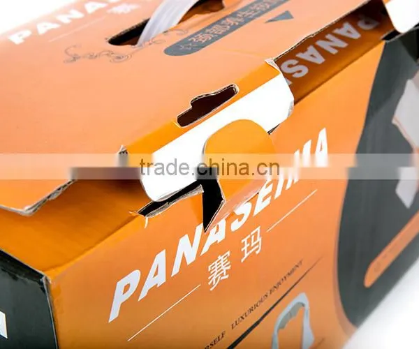 Full Color Printed Rectangle Folding Design Art Paper Brownie Packaging Box photo-2