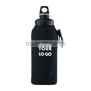 Adjustable Neoprene Bottle Holder With Carabiner