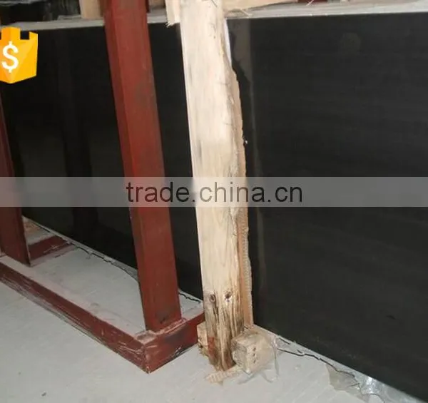 Modern Natural Cheap Polished Black Sandalwood Marble Slabs photo-3
