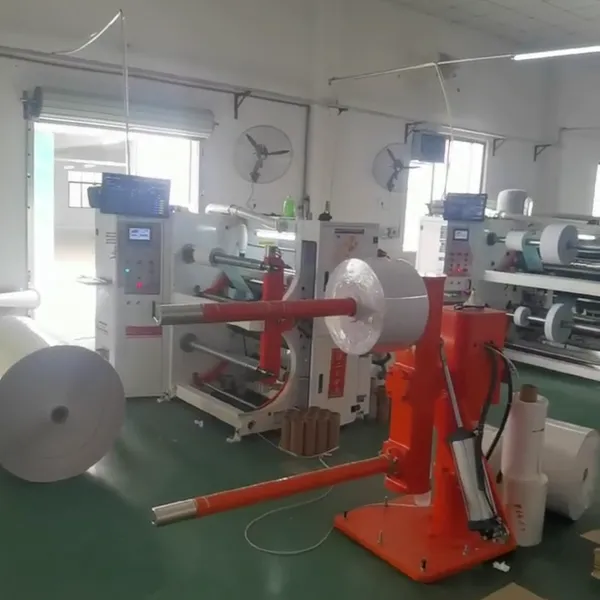 Wholesale Jumbo Roll 80gsm Semi Gloss Coated Paper Label Stock With Hot Melt Glue Glassine Liner For Label Printing Factory Daily Goods Stickers photo-2