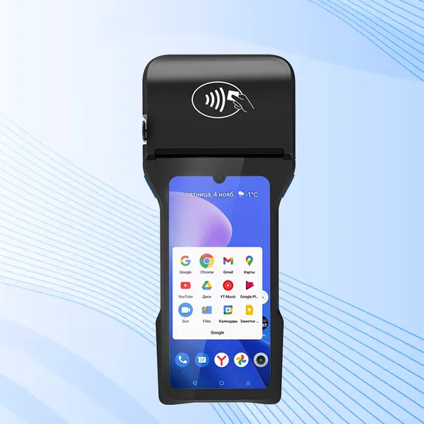 Android 13 4G Handheld POS Terminal 58mm Thermal Receipt Printer 2D Barcode Scanner Bluetooth NFC PDA Z93 High Performance photo-4